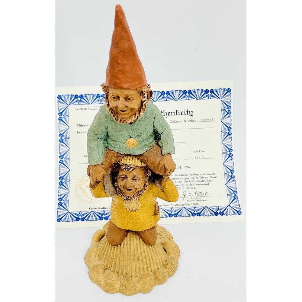 Tom Clark Tim and Randy Gnome Edition 21‎ with COA 1984 Seashells